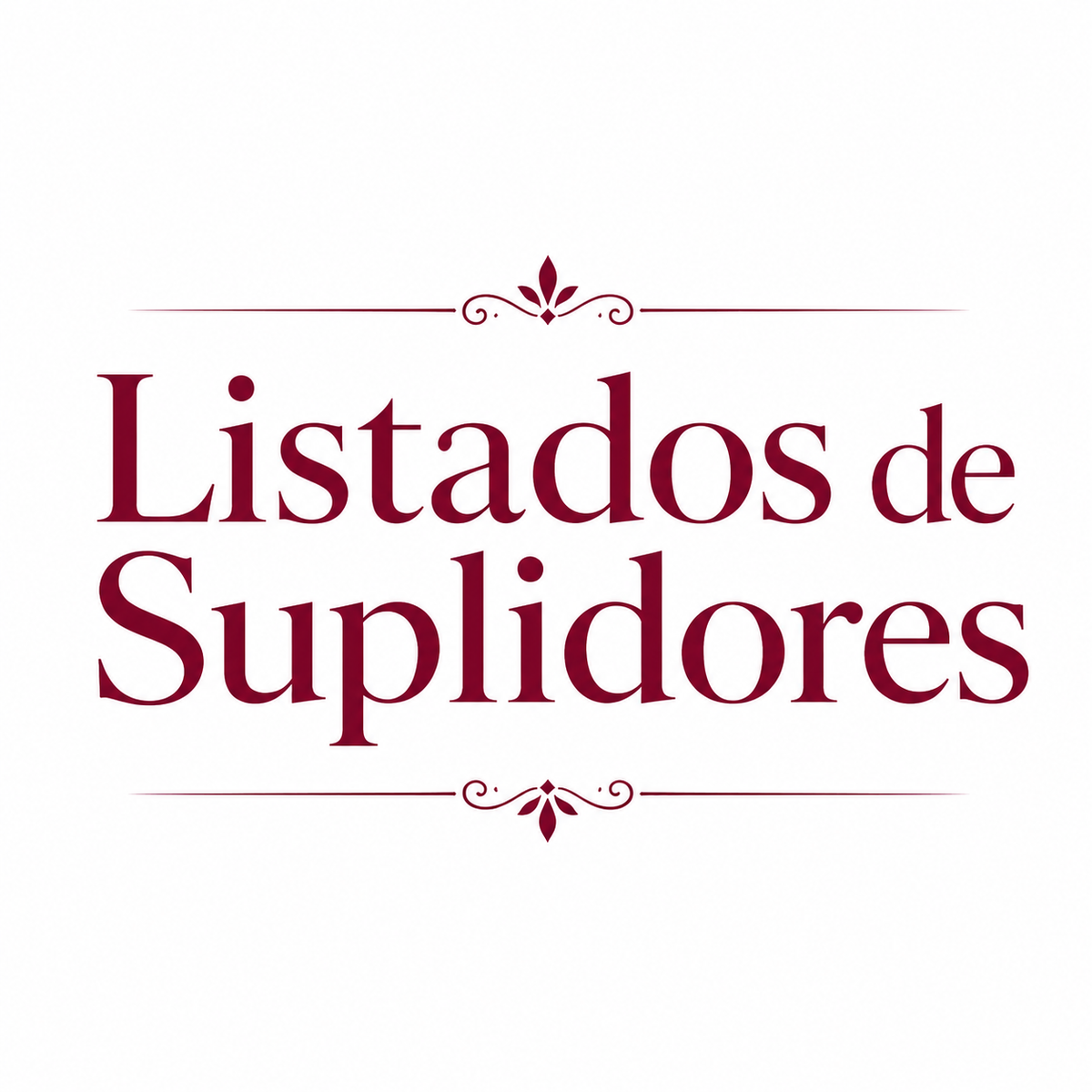 Listado de Suplidores