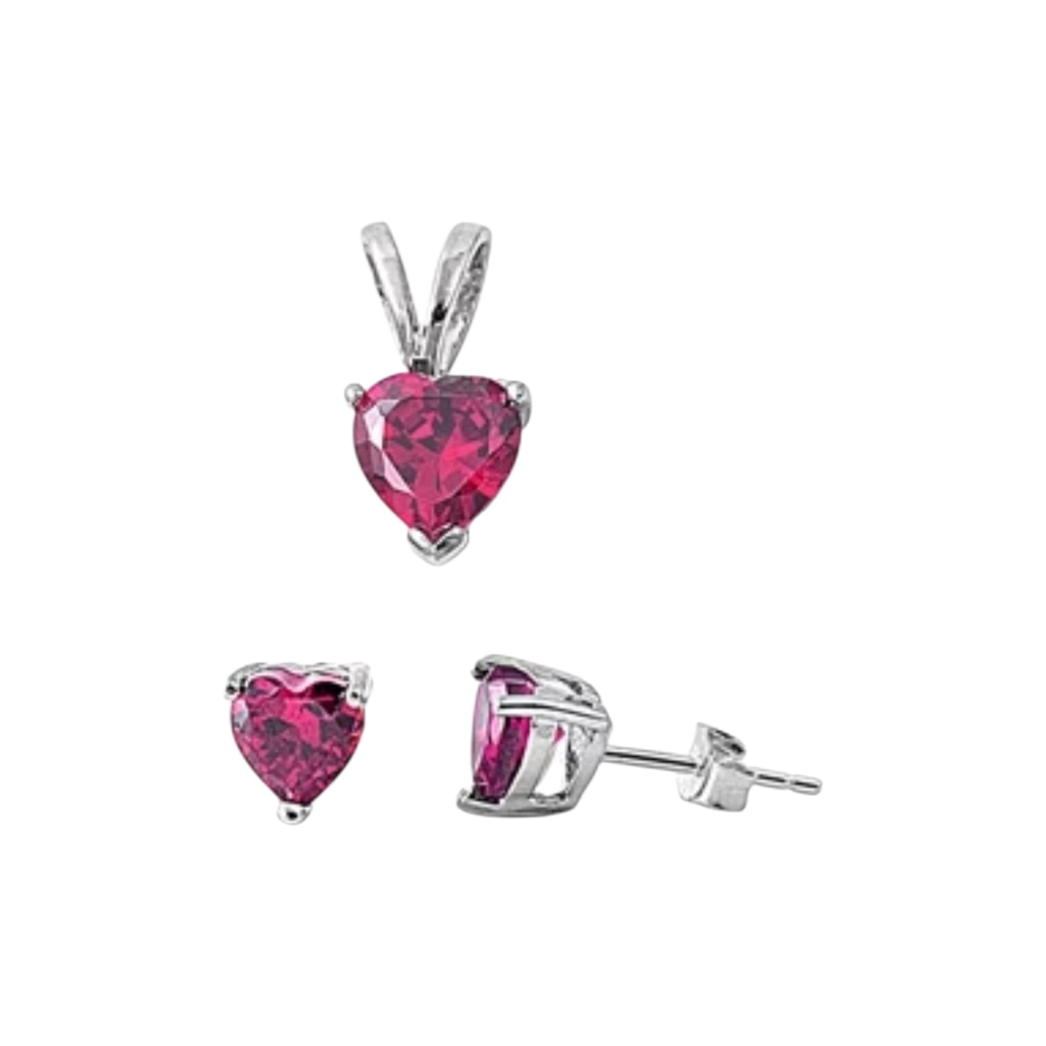 Set Corazón Rubí