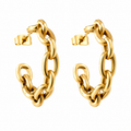Aretes Eslabón Luxe Gold