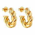 Aretes Trenza Gold