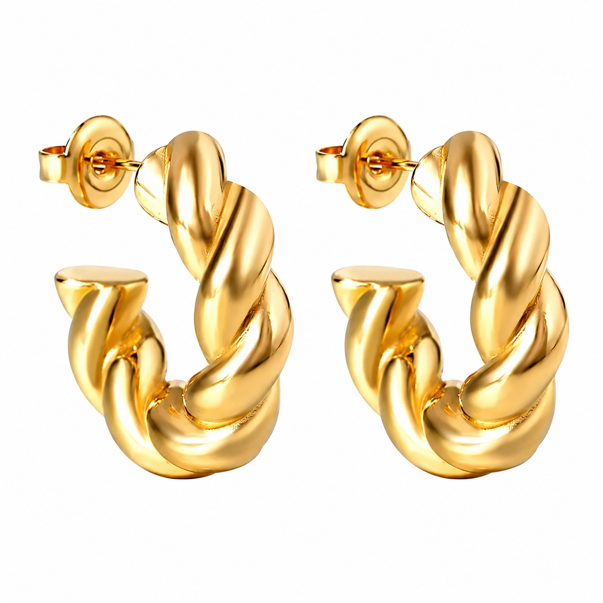 Aretes Trenza Gold
