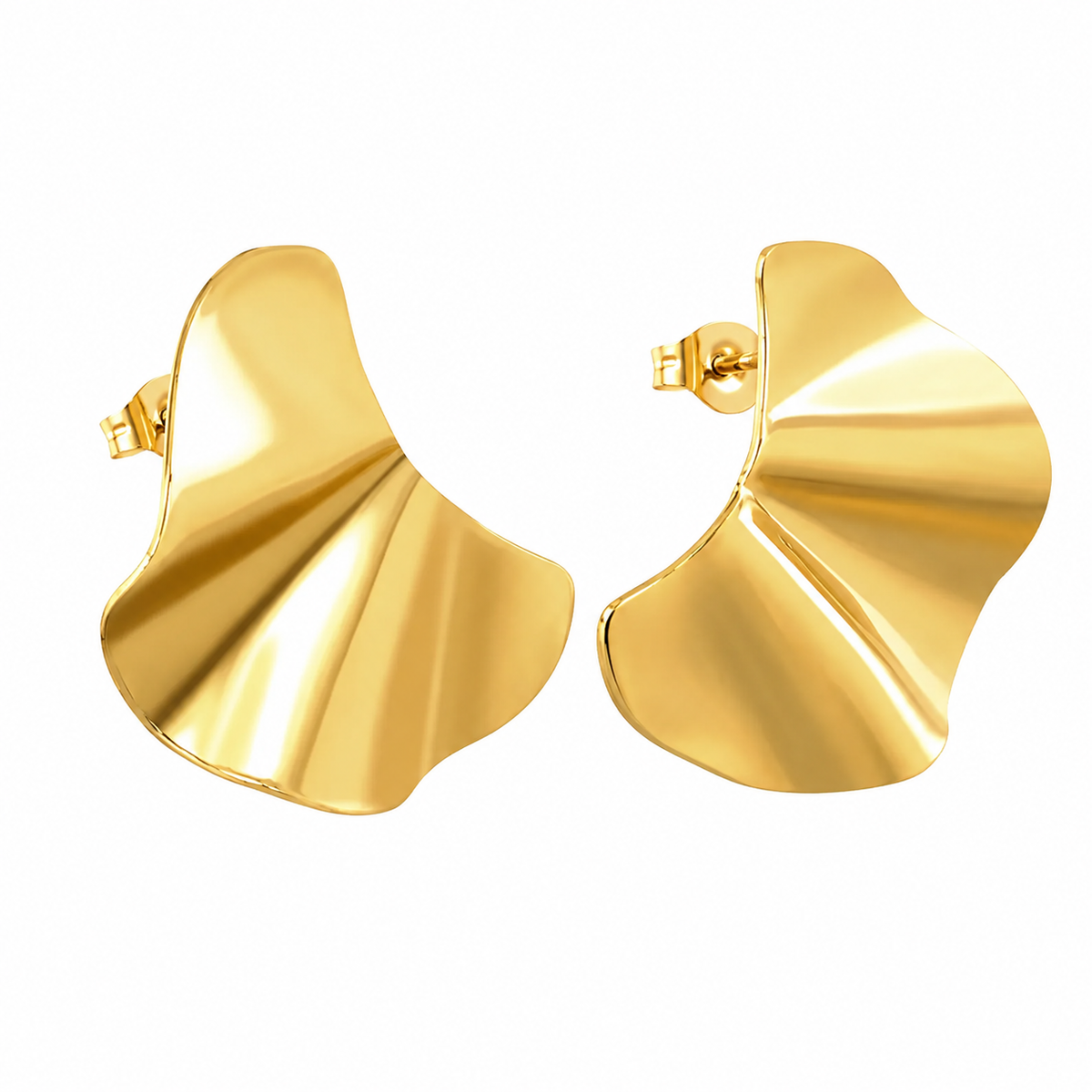Aretes Petal Gold