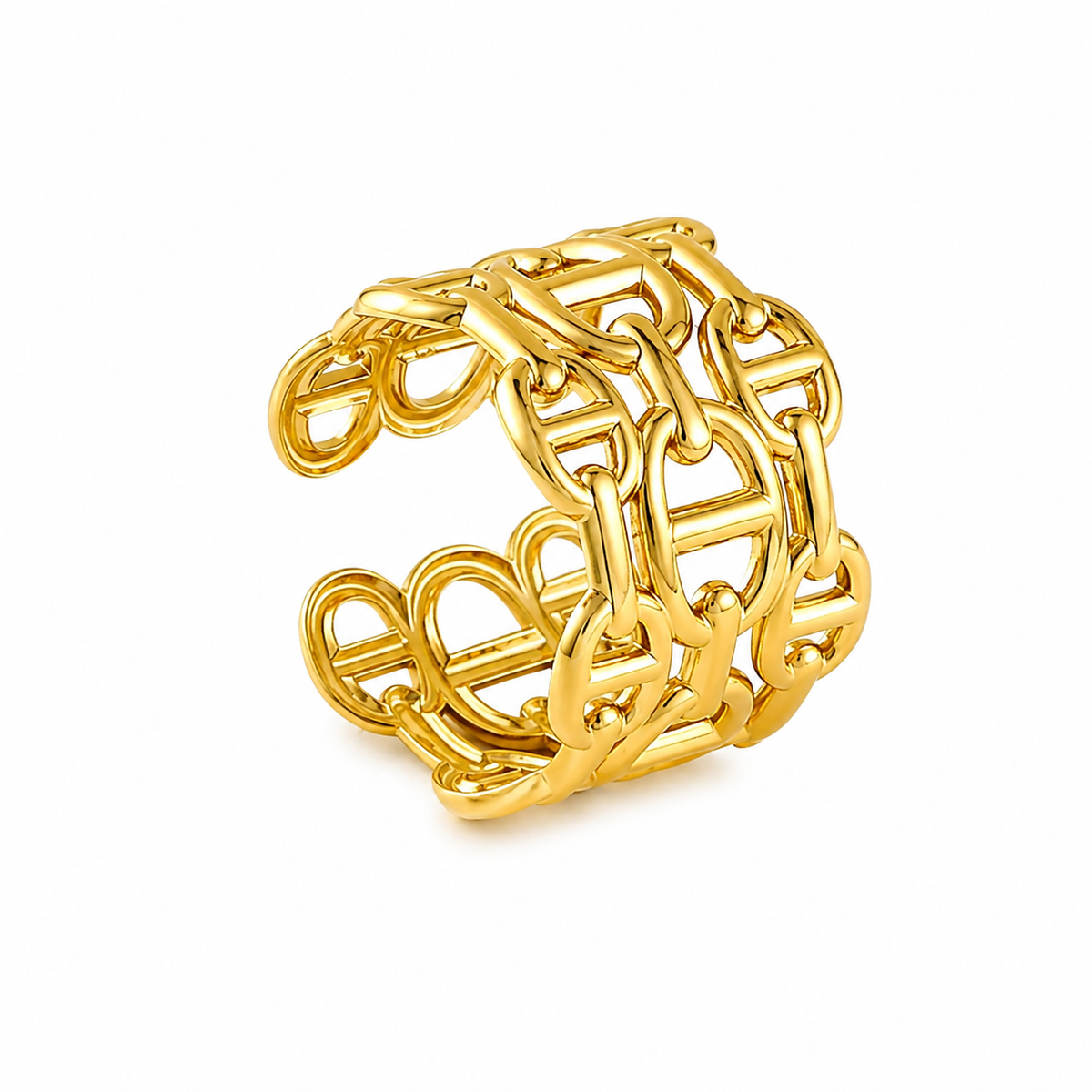 Anillo Chain Luxe Gold