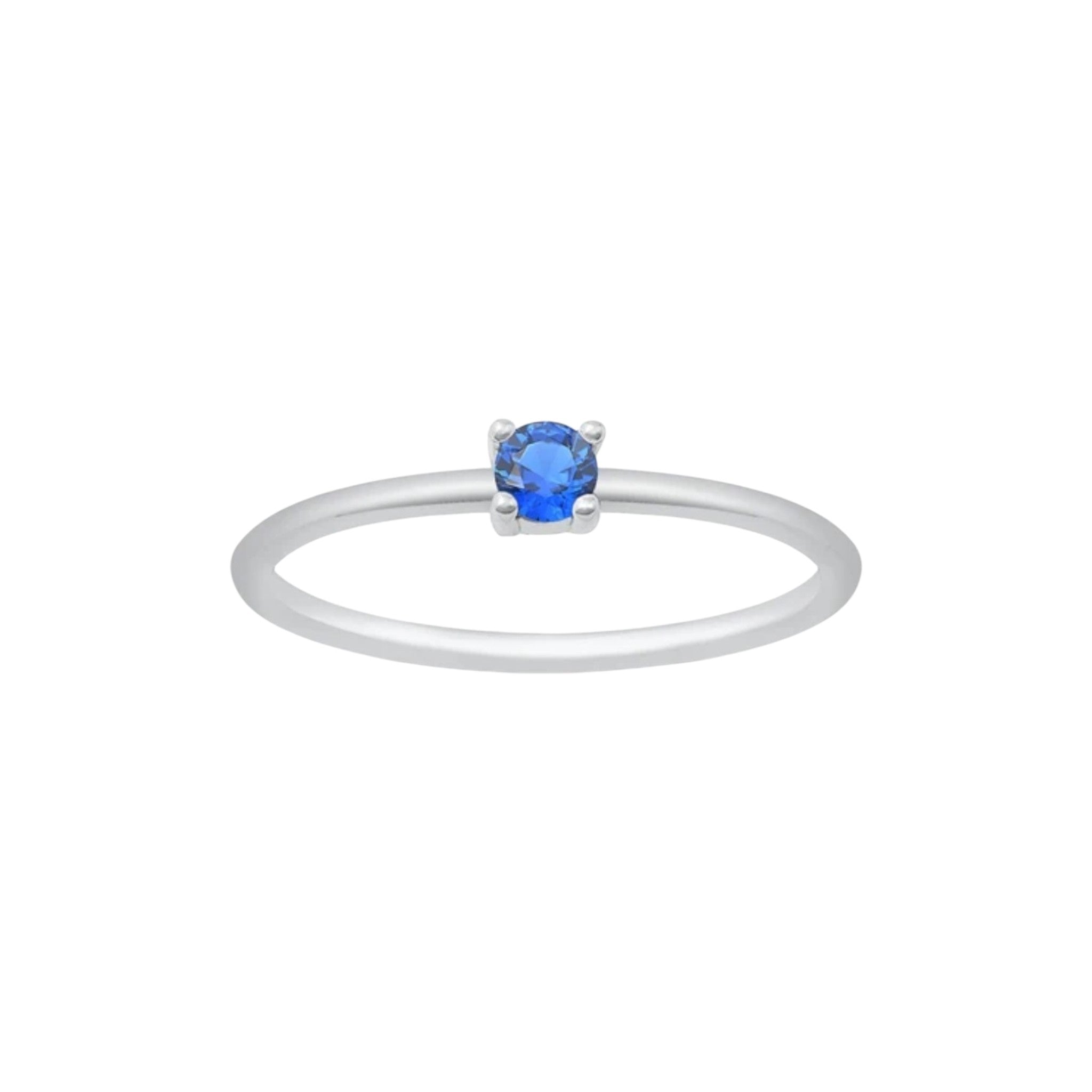 Anillo Zafiro Clasico